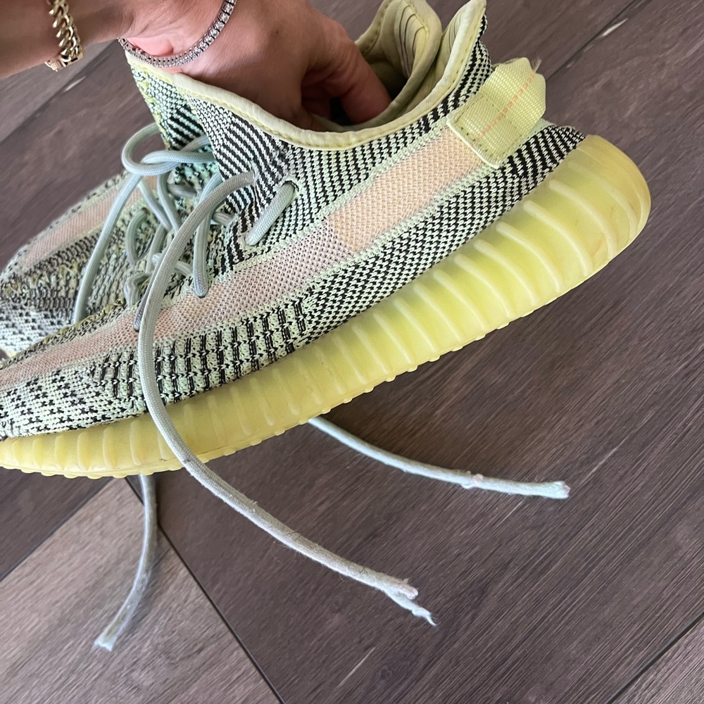 Adidas Yellow and Black Patterned Sneakers
